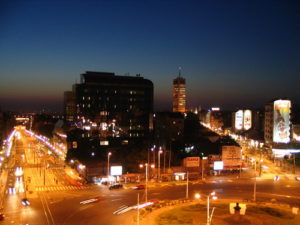 The capital of Kosovo, Prishtina.