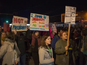 Protest march against Donald Trump in Minneapolis. Picture by Fibonacci Blue from Minnesota, USA. Creative Commons. CC BY 2.0.